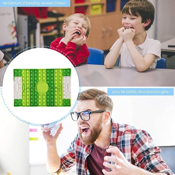 1 stk. Spil Brætspil Tryk Boble Sensorisk Legetøj Fodboldbane Plæne KLB