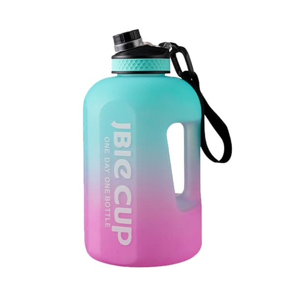 Vattenflaska Tidsmarkör Halm Påfågel Blå 1900ml KLB