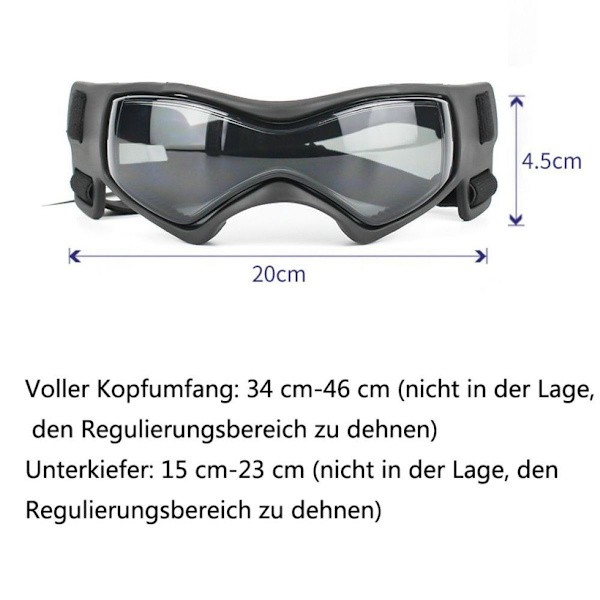 Solglasögon för hundar, skyddsglasögon för hundar, solglasögon för hundar, hundglasögon, UV