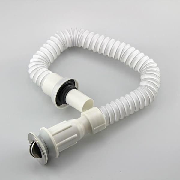 Flexibel avloppsslang 13972, 1 1/4\" x 32 mm, hävert/luktfälla för
