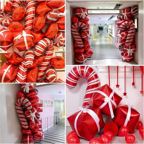 Jul ballongbåge set 144 delar med