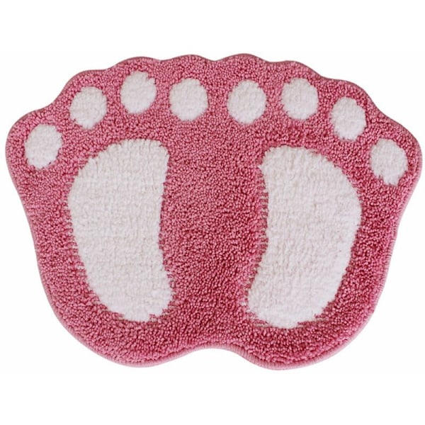 Dørmåtte, inngangsdørmåtte, absorberende innendørsmatte, vaskbar og sklisikker, kjøkken, gang, inngang, bomull, rosa, medium (67 x 48 cm) KLB