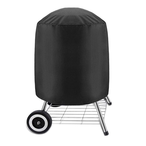 Rund rökare lock vattentät kolgrill lock svart