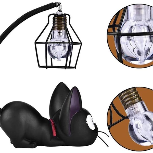 Luovat Kiki Cat Animal Resin Yövalo Koristeet KLB