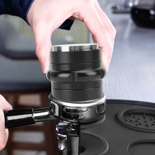 5,8 cm justerbar rustfritt stål kaffemanipulator med dobbel funksjon KLB