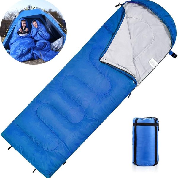 Sovepose, 3-4 sæson sovepose camping, lille packma varmt tæppe sove KLB