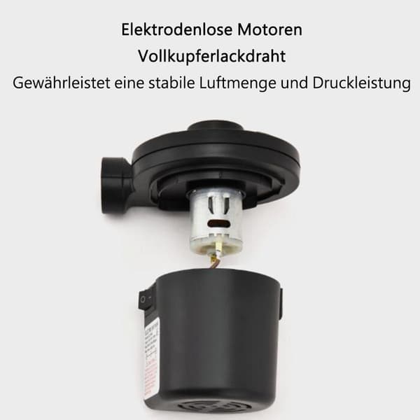 Elektrisk luftpump, elektrisk pumpkompressor för luftmadrasser,