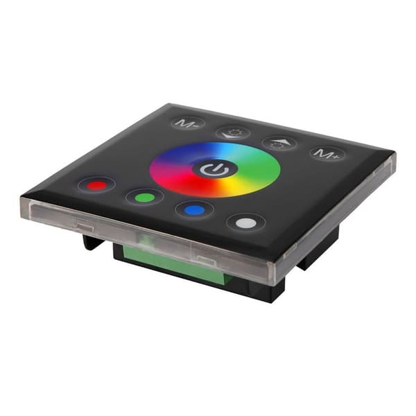 Vægmonteret farverig RGBW LED touch panel controller KLB