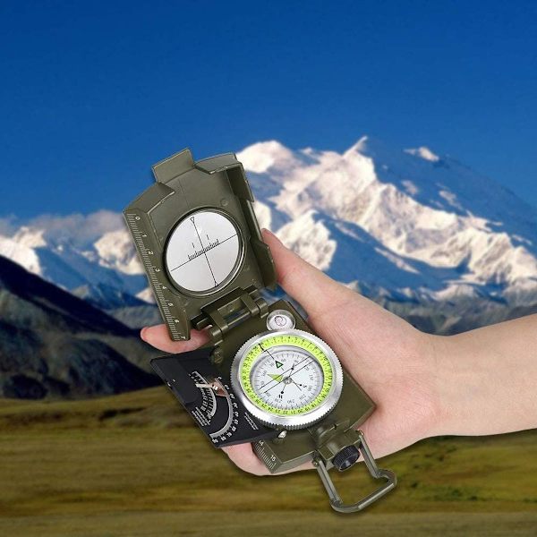 Militär marschkompass Professionell fickkompass med klinometer KLB
