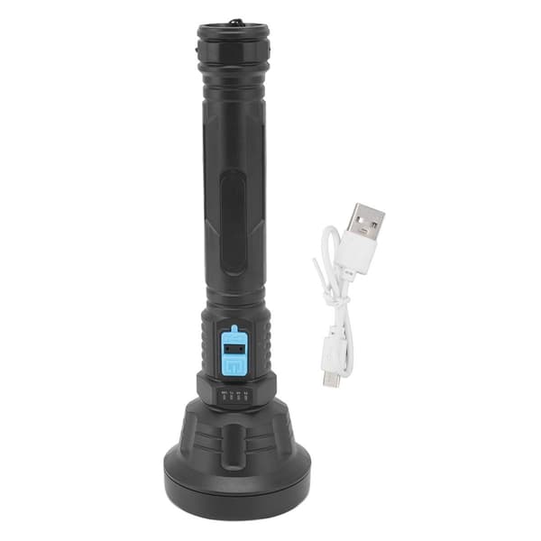 LED-lommelykt, LED USB-lading, 3 moduser, batterindikator KLB