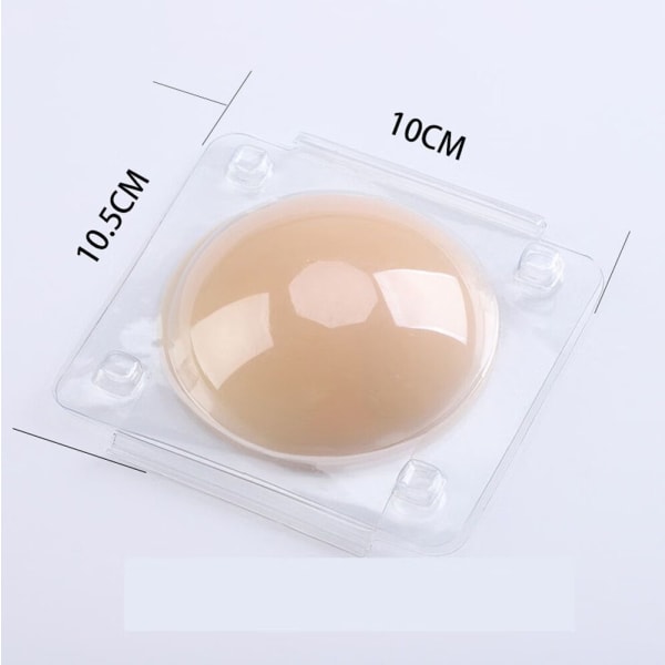 Pack of two 8 cm strong non-adhesive pieces + plastic absorbent anti-light chest patch.