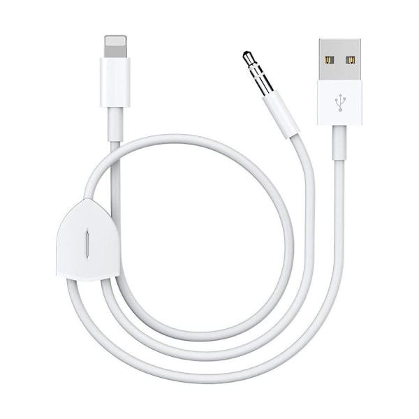 Aux-kaapeli, Lightning 3,5 mm:n AUX-kaapeli, 2-in-1-äänentoistokaapeli