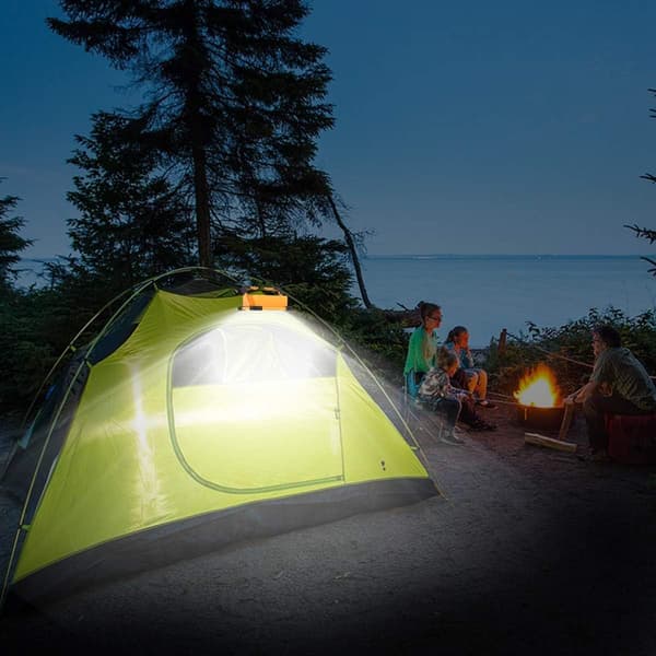 Oppladbar LED-flomlys, 80W arbeidslys med solcellepanel, sikkerhets-KLB