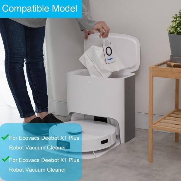 Dammsugarpåsar för Ecovacs Deebot T10 Plus (passande reservdelar)