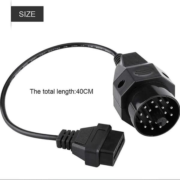 20-bens til 16-bens Obdii-adapterkabel til bil