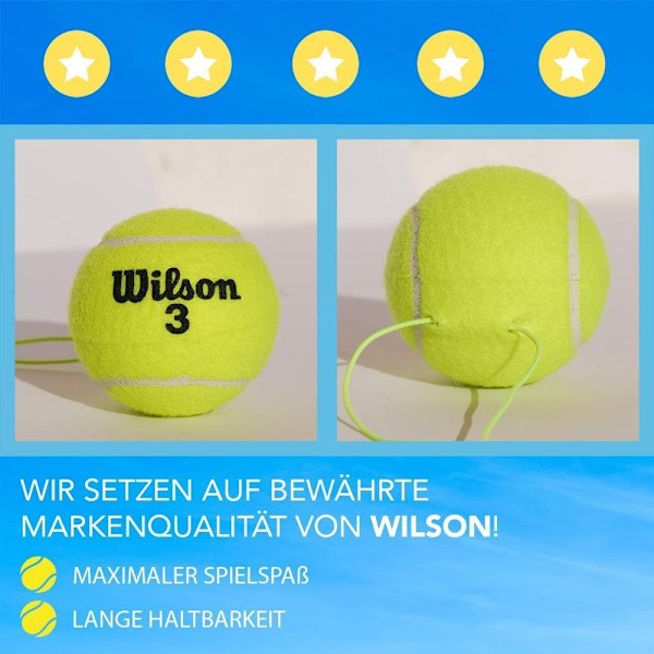 Tennis træner, tennisboldholder med reb til solotræning, indendørs