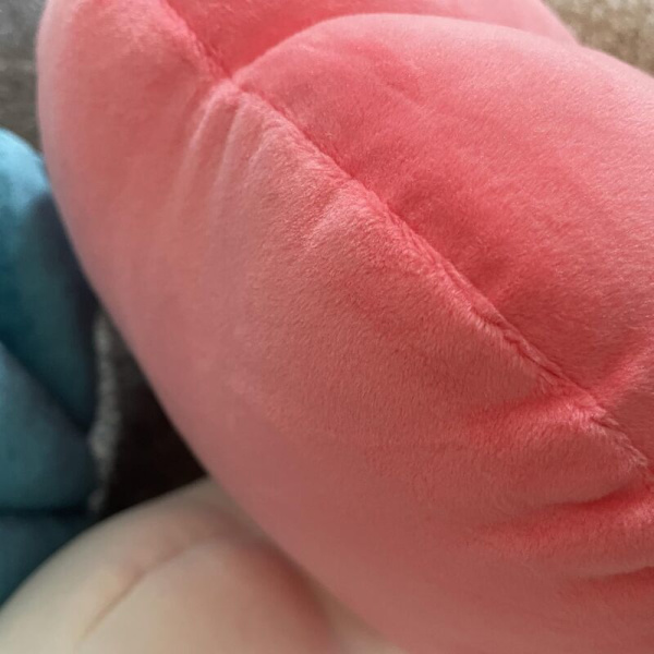 Dekorativ skjellpute for sofa og utendørs - Dekorativ pute for hagemøbler - Rosa KLB