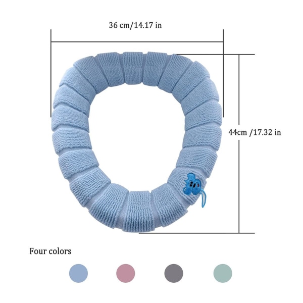 Toalettstolsskydd, tjocka toalettstolsskydd, tvättbara toalettstolsskydd, 4-pack