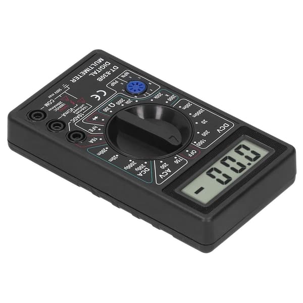 DT830B Multimeter Bærbar Digital Elektronisk LCD Voltmeter KLB
