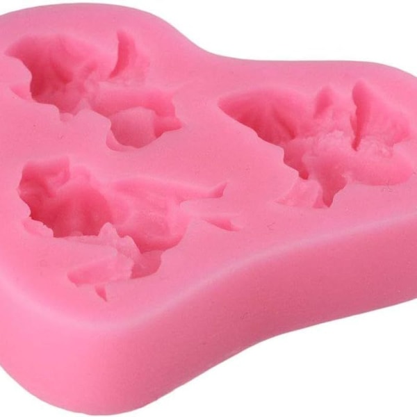 3D engel fe silikonform kakeform dekorasjon håndlaget