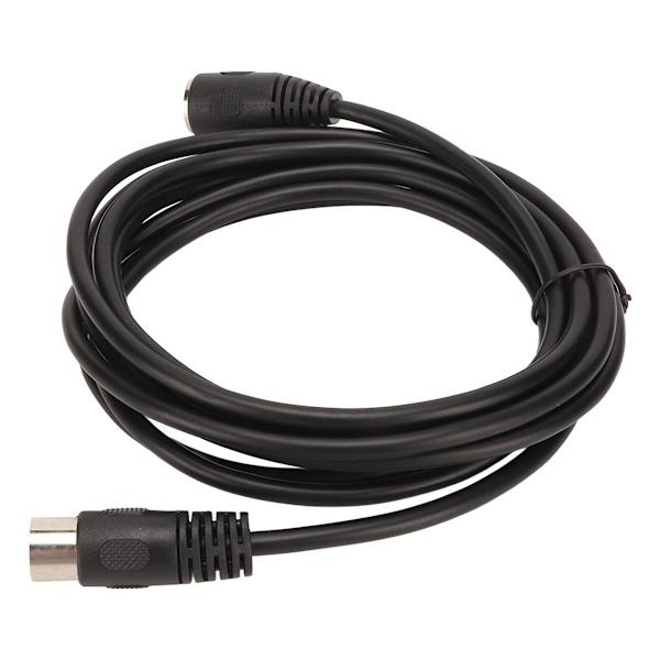 4-polet DIN-han kabel, 3 meter, 4-polet DIN-han til hun-stik KLB