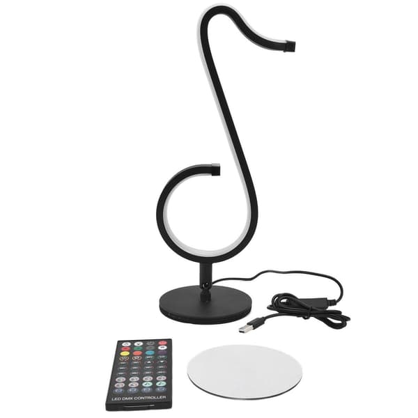 APP fjernkontroll, notatlys, LED, Bluetooth, musikk, USB KLB