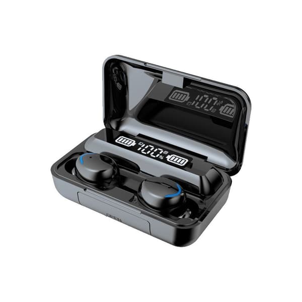 Trådløse Bluetooth 5.1 IPX5 Vanntett Ørepropper Svart