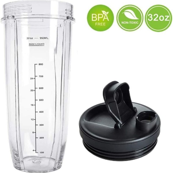 32 oz kop og 7-bladet kniv til Nutri Ninja
