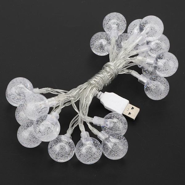 2m 20LED USB-strömförsörjning metall glödlampa ljusslinga dekoration KLB