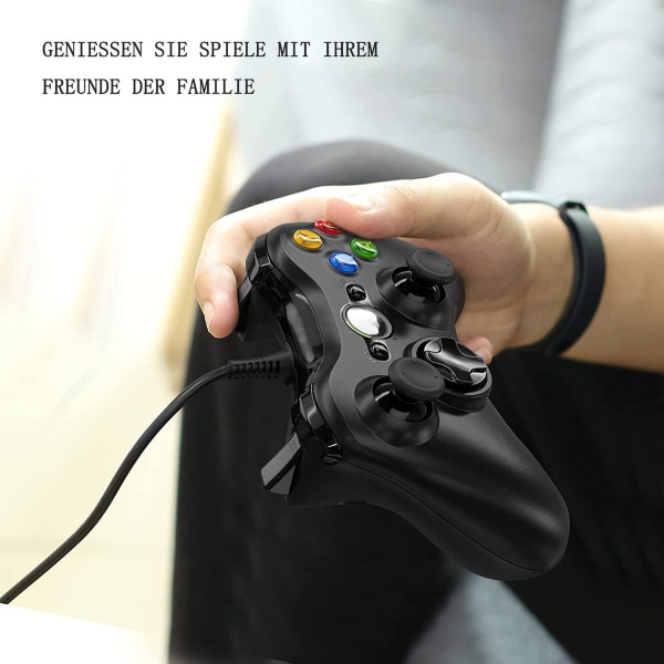 Controller til Xbox 360, Gamepad Joystick med Wired USB Controller KLB
