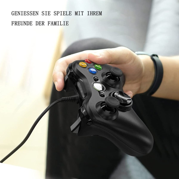 Ohjain Xbox 360:lle, peliohjain joystickilla, langallinen USB-ohjain KLB