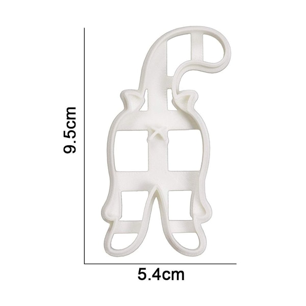 Kattkakor, 3D-kattkakor för barn, Kitty Butt Shape2 KLB