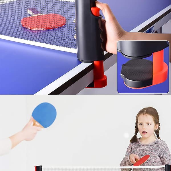 Utdragbart bordtennisnät Utdragbart bordtennisnät för alla bord