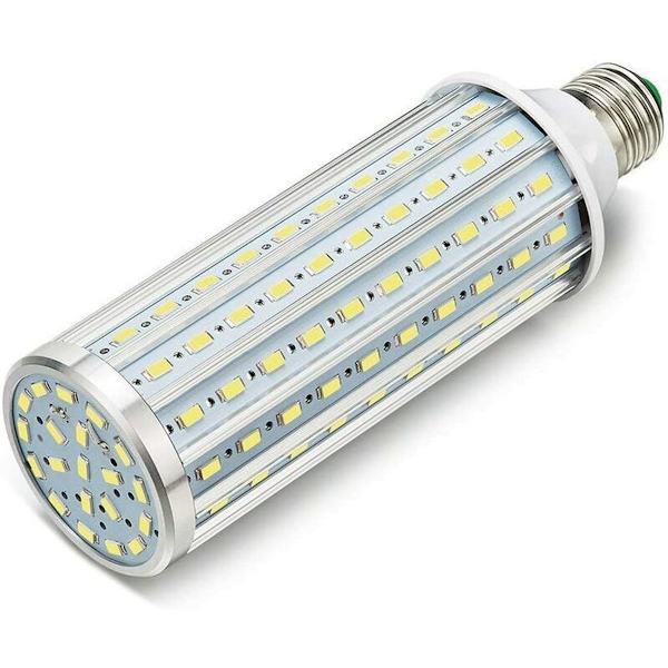 LED-lyspære, E27 60W 6000K 5850LM 550W tilsvarende konvertering aluminium høy ytelse