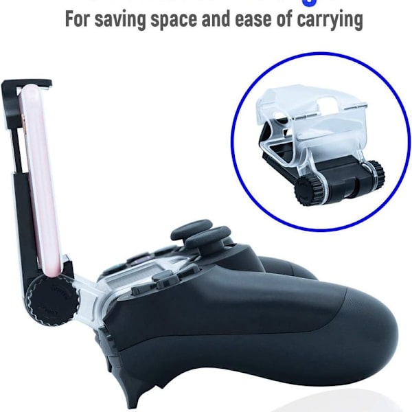 Mcbazel Smartphone Clip Hållare Klämma Hållare för PS4/PS4 Slim/PS4 Pro
