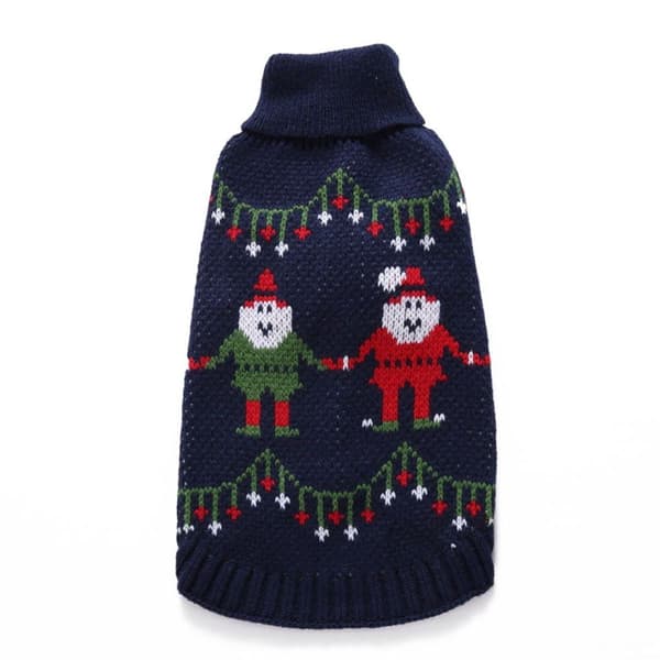 Jultröja - Vinterkläder för jul - Söt present - Blå S KLB