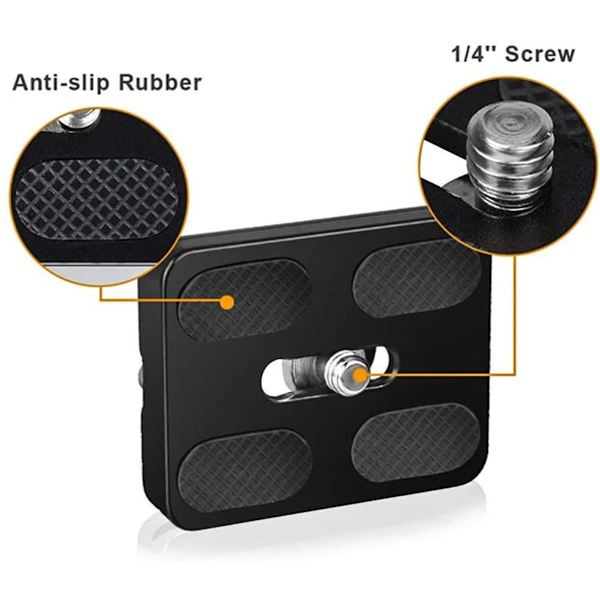 Snabbkopplingsplatta adapter 2 st snabbkopplingsplatta kamerastativ