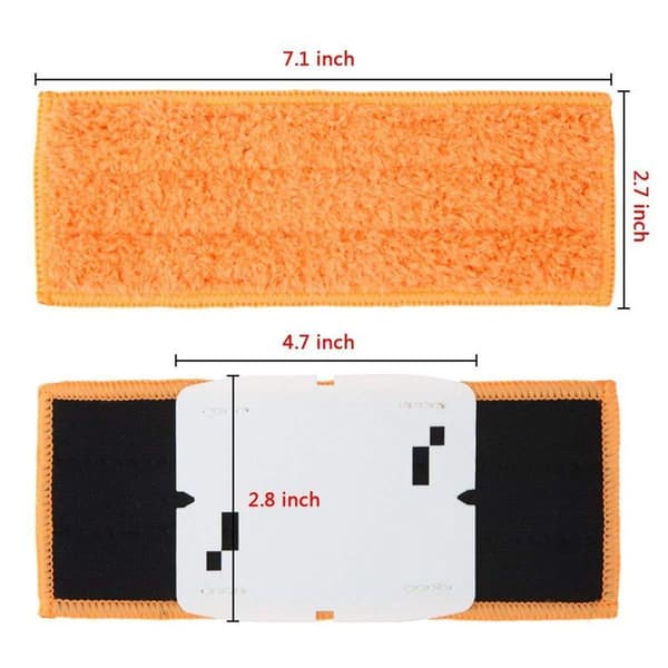 Egnet for irobot Braava Jet Sweeping Cloth, Regular Orange Mopping Robot Attachmen