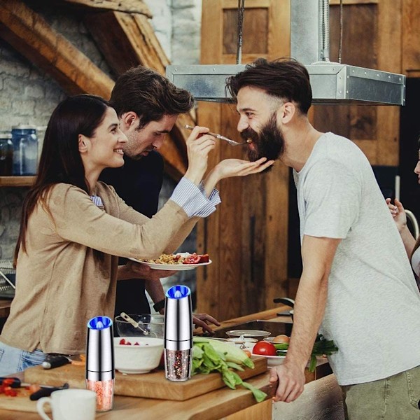 2020 Gravity Pepparkvarn Elektrisk, Salt- och Pepparkvarn