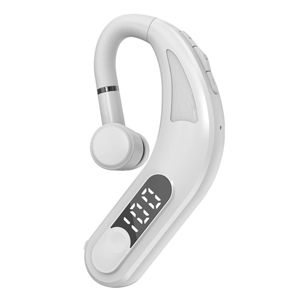 Bluetooth-hodesett V5.2 Bluetooth-hodetelefoner med mikrofon hvit