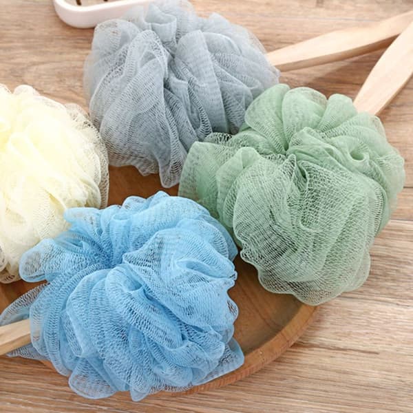 Loofah ryggskrubb för duschen | Bambukolfiber grön