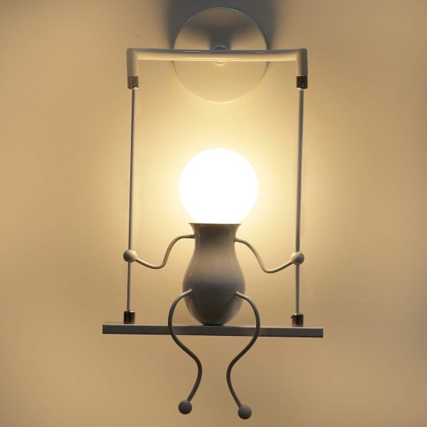 Humanoid Kreativ Vägglampa Modern Vägglampa Enkel Ljusstake Vägglampor KLB