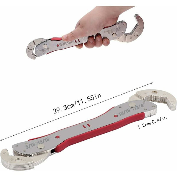 Clea Universal Multifunction Magic Wrench Adjustable Automatic Ratchet 9 to 45 mm KLB