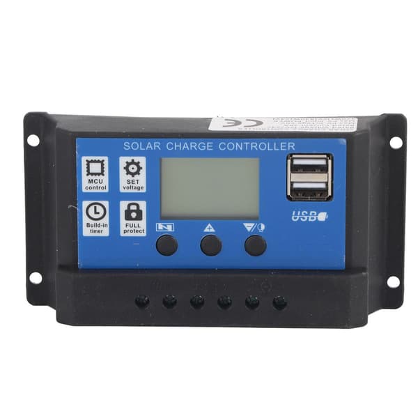 30A solcellelader digital display fotovoltaisk KLB