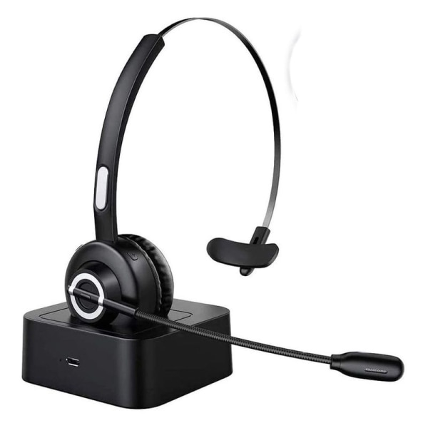 Tecknet Bluetooth-kuulokemikrofoni, PC-kuulokemikrofoni AI-kuulokkeilla