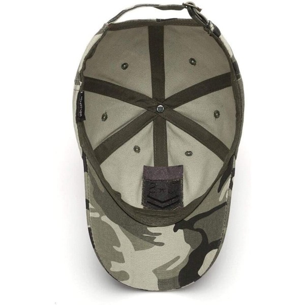 Kamouflage Basebollkeps, Militärkepsar Army Camo Basebollkepsar Bomulls Casual Justerbar Justerbar Metallspänne Basebollkepsar (Camo Unisex)