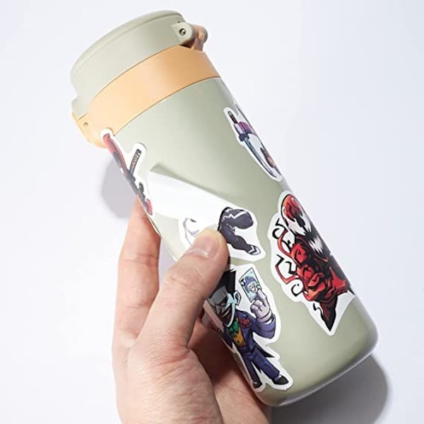 50 st vattentäta tonårshjältestickers för dekaler, bärbara datorer, Hydro Flask, vattenflaskor, bilmuggar, datorer, gitarrer, skateboards, bagage, cykelstötfångare