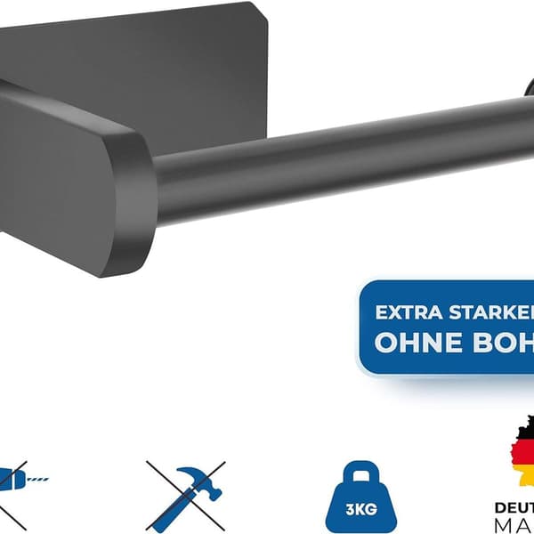 Flawless | Toiletpapirholder uden boring | Premium-kollektion | Model |