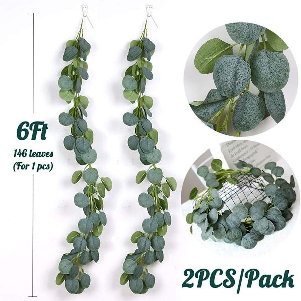 12ft Kunstig Eucalyptus Girlande Bryllupsbue Dekorationer Kunstig Eucal KLB