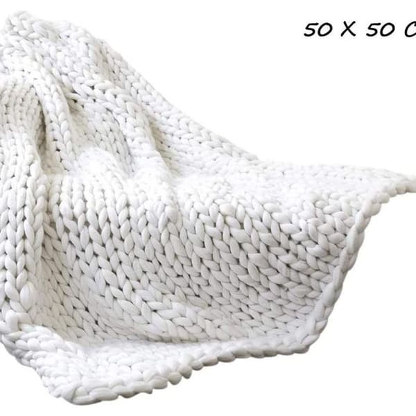 Soffa filt handvävd stor filt